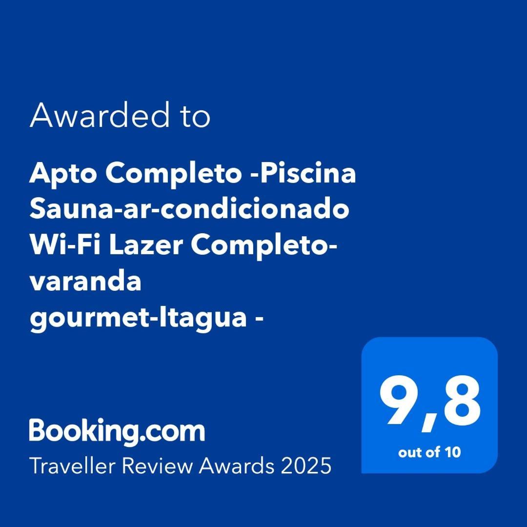 Apto Completo -piscina Sauna-ar-condicionado Wi-fi Lazer Completo- Varanda Gourmet-itagua - Apartment Ubatuba